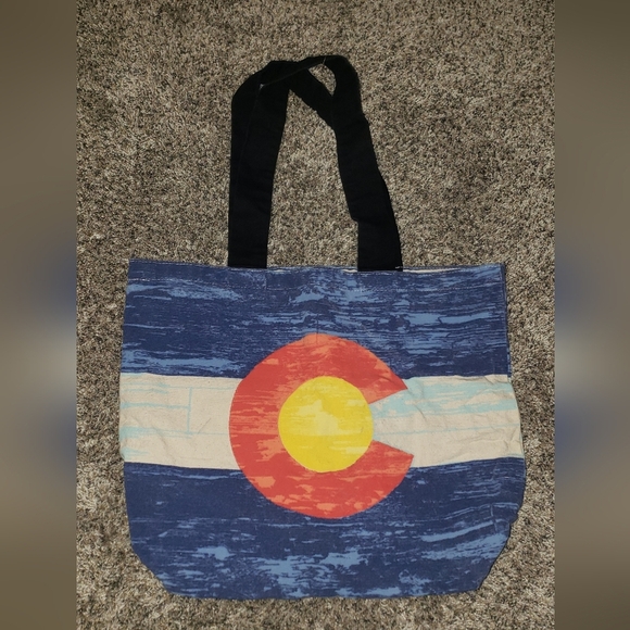 Colorado| 100% Cotton Flag Tote Bag - Picture 6 of 6